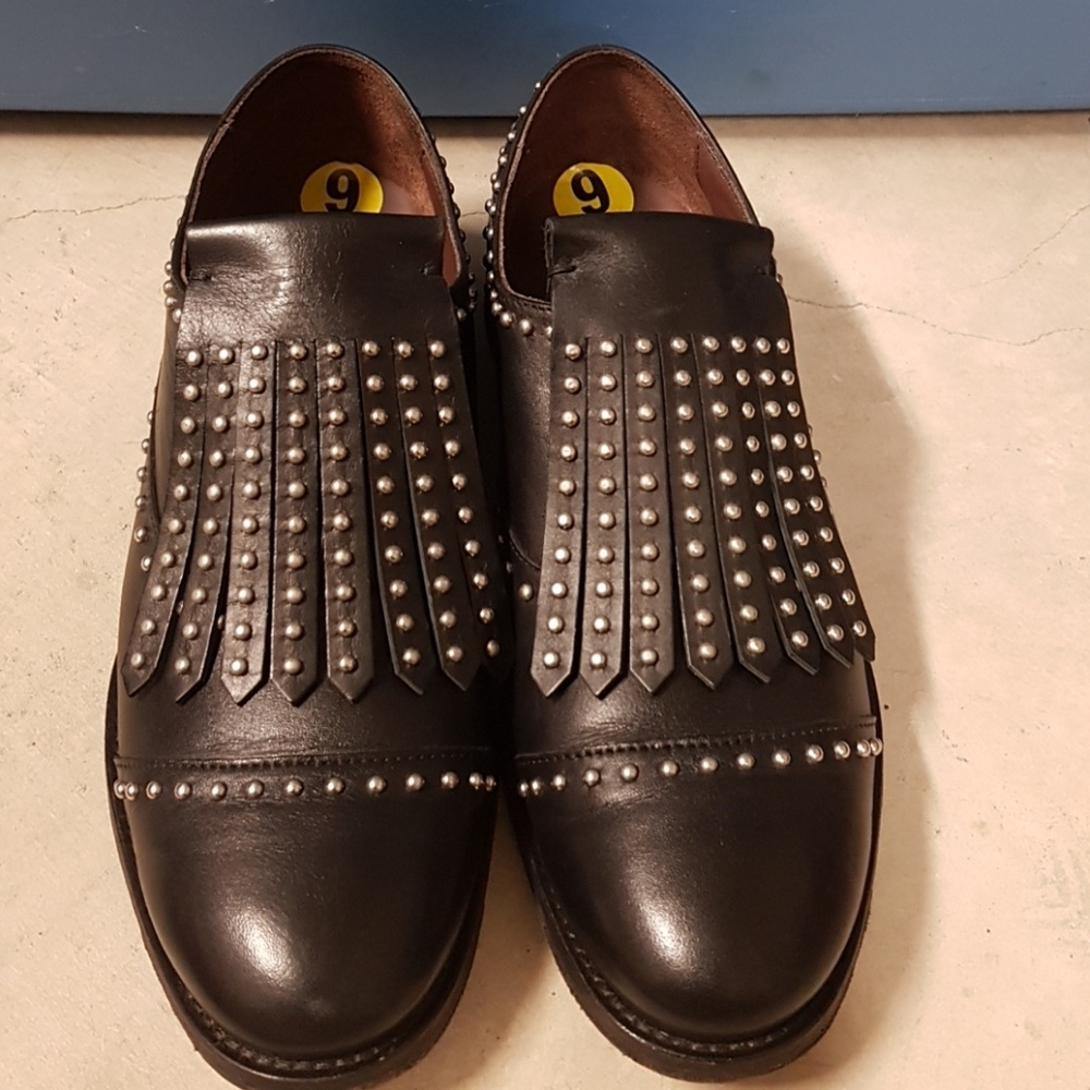 Studded Boemos loafers Sz9